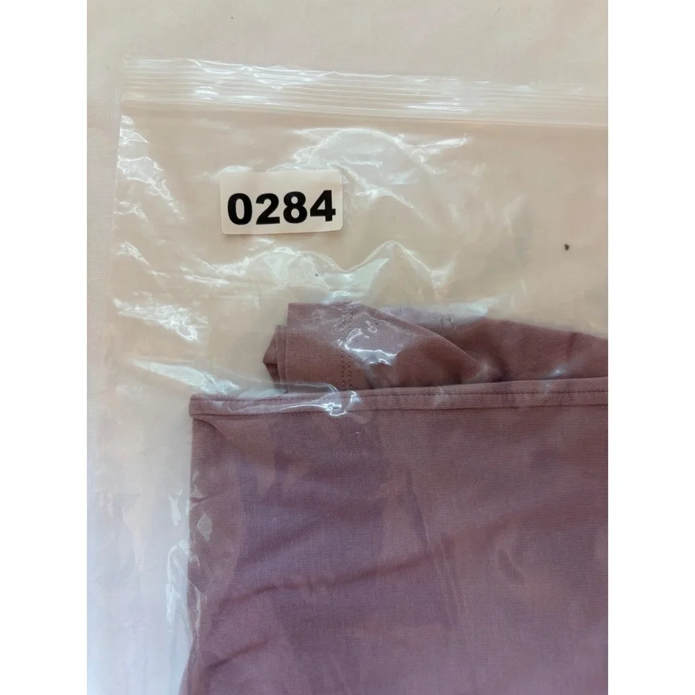 Duluth Trading Co Pima Cotton Modal Tunic Top Purple XL Long Sleeve Side Slit - Picture 7 of 7